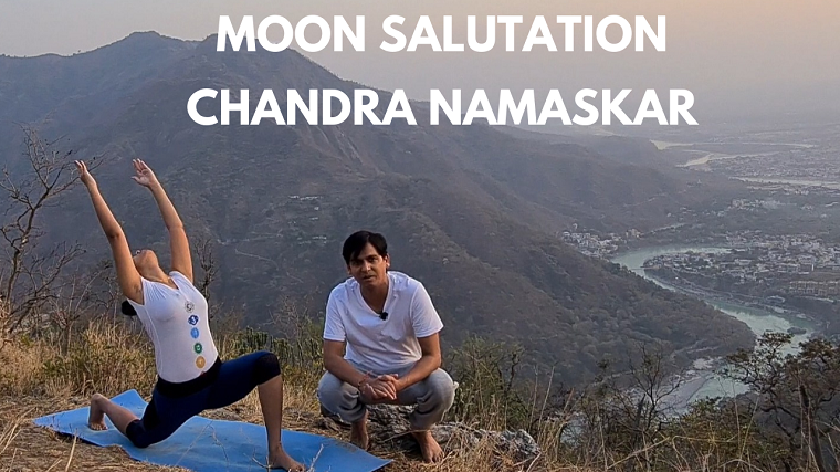 moon salutation or chandra namaskar